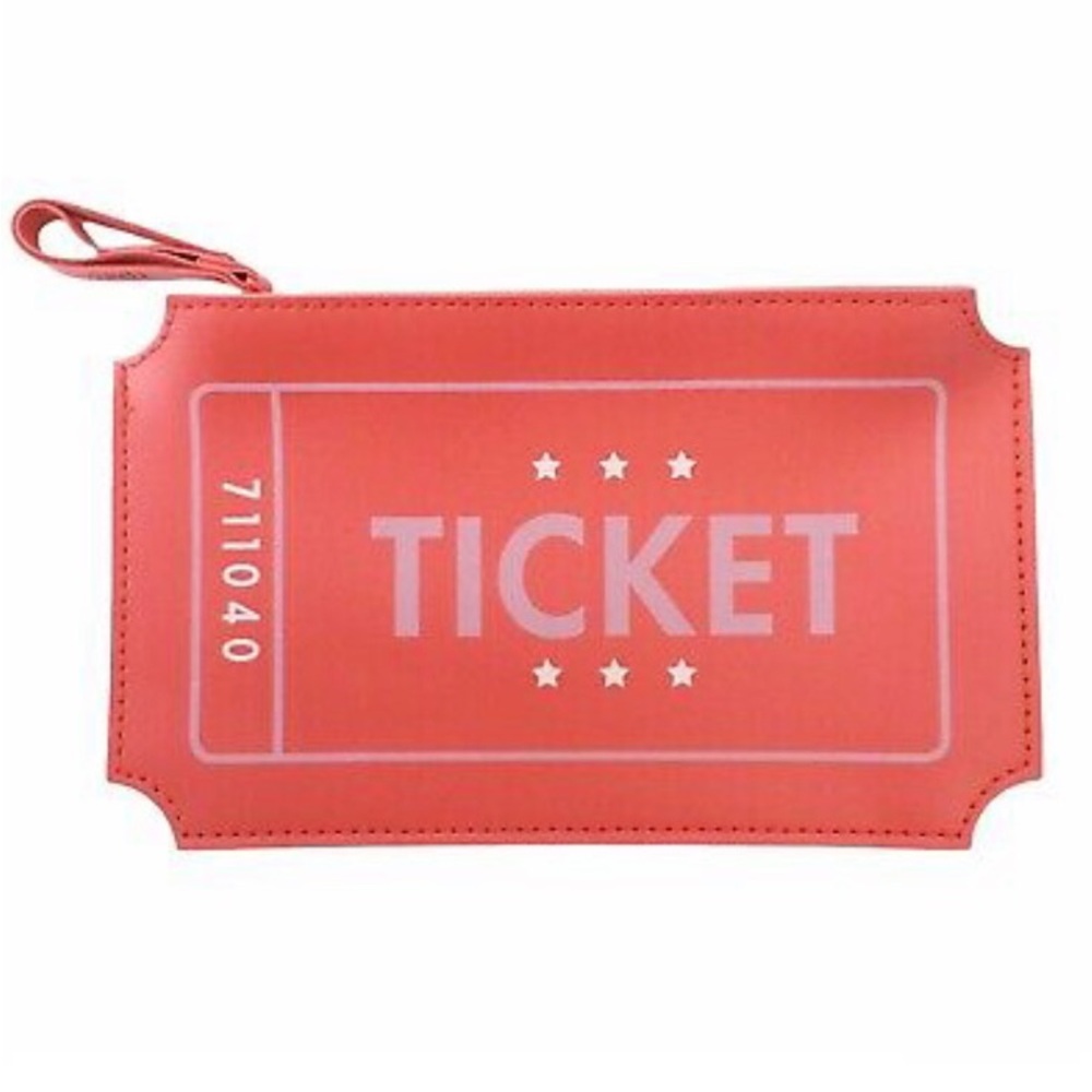 Ipsy red ticket makeup bag